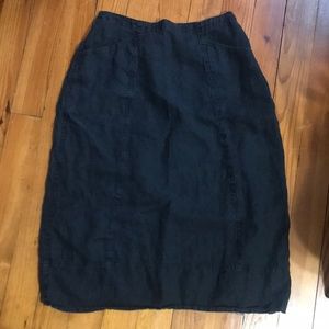 Black Flax Skirt size S